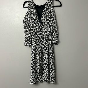 Elegant Cold Shoulder Dress